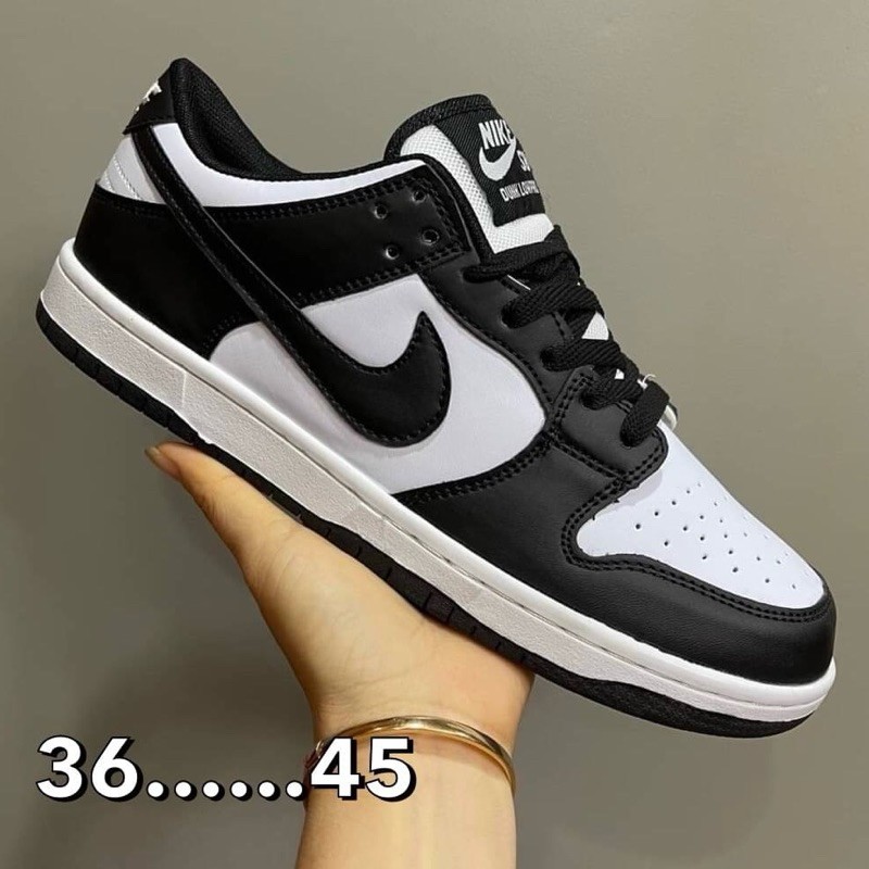 รองเท้าผ้าใบสุดฮิตตลอดกาล แพนด้า พร้อมกล่องสวยๆมีไซส์36–45(ต้องเผื่อ1ไซส์จากไซส์มาตรฐานค่ะ)